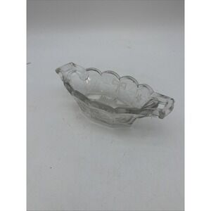 Vintage Indiana Glass #125 Fluted Colonial Handled Sugar Bowl